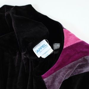 80s velour loungewear Romper